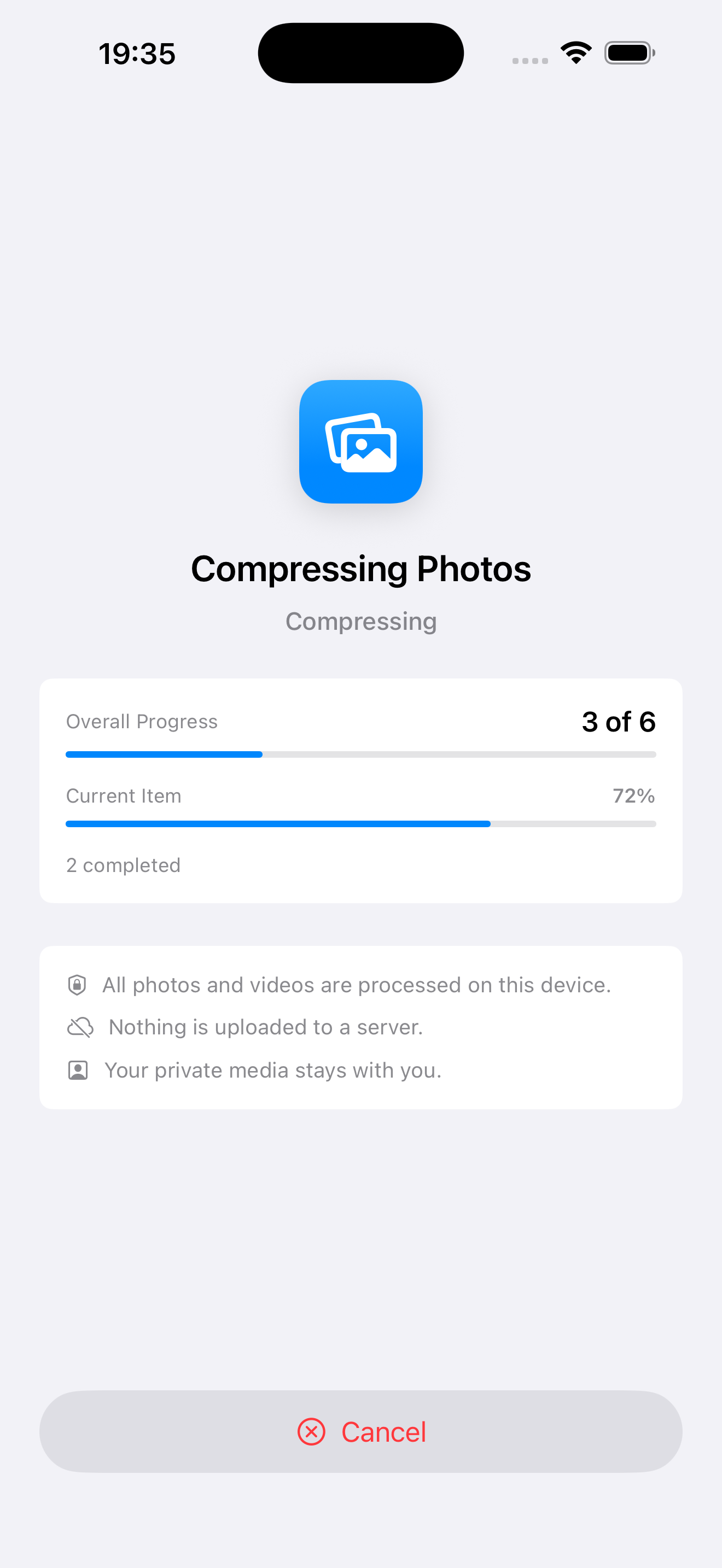Private on-device processing