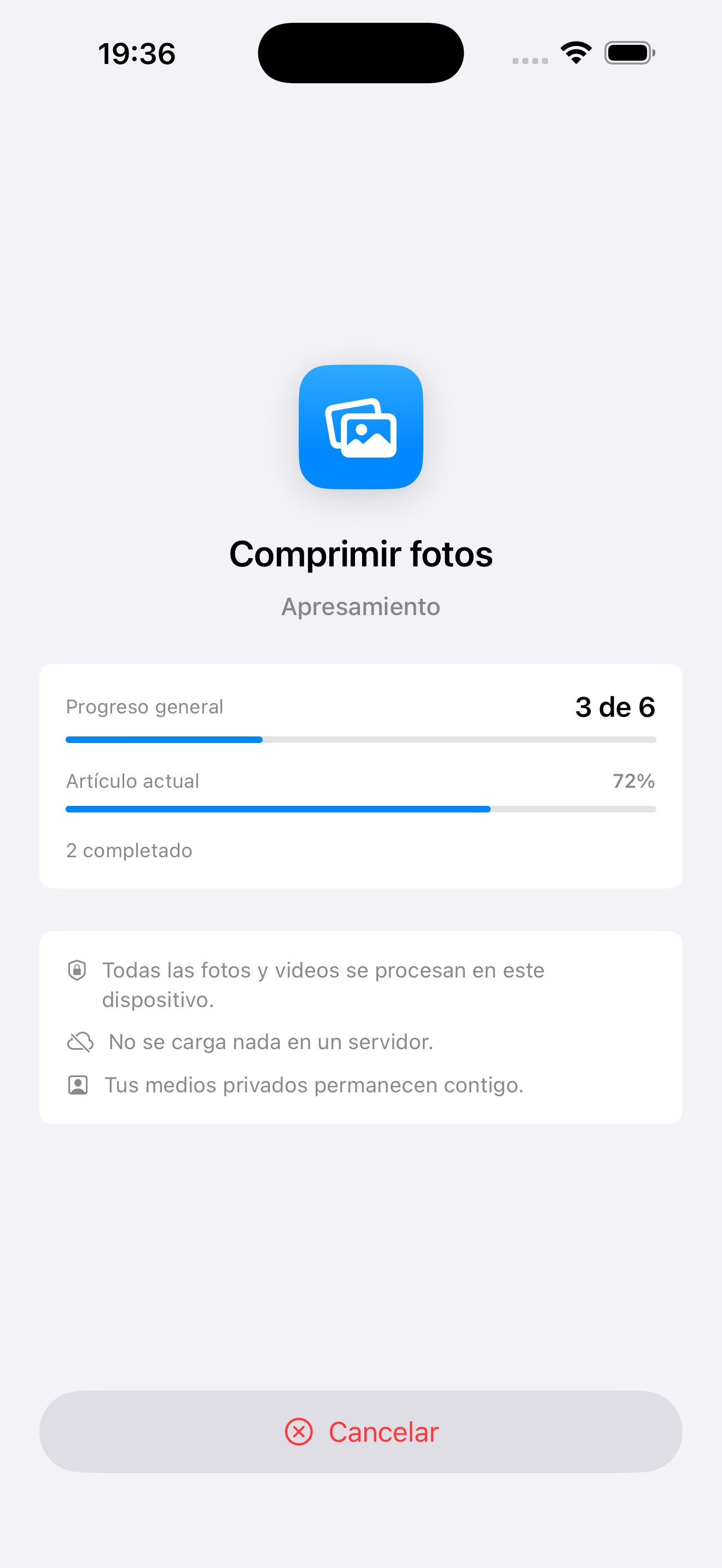 Procesamiento privado en el dispositivo