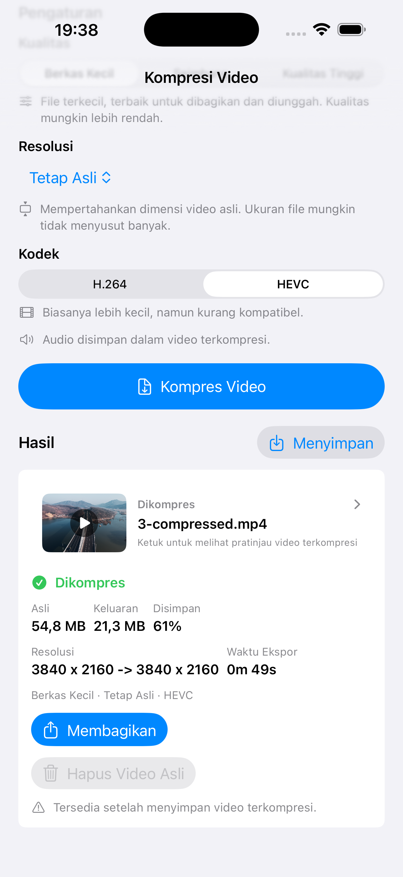 Kecilkan video