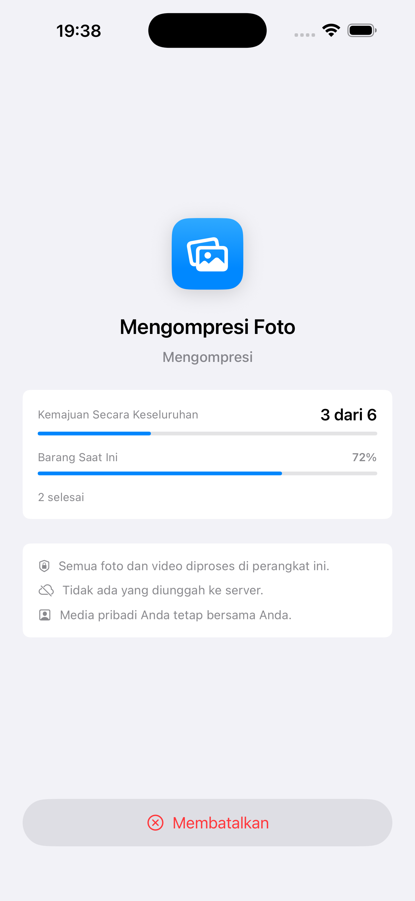 Pemrosesan privat di perangkat